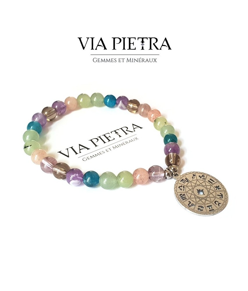 Bracelet Voyage Initiatique Via Pietra, personnalisé, unique, Chemin de Vie