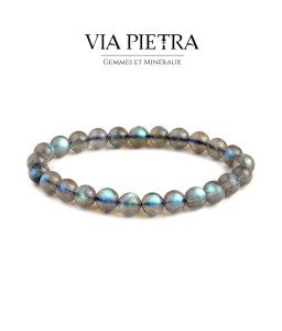 Bracelet Labradorite lithothérapie, propriété, vertu, litho, bien être, bienfait, soin par les pierres