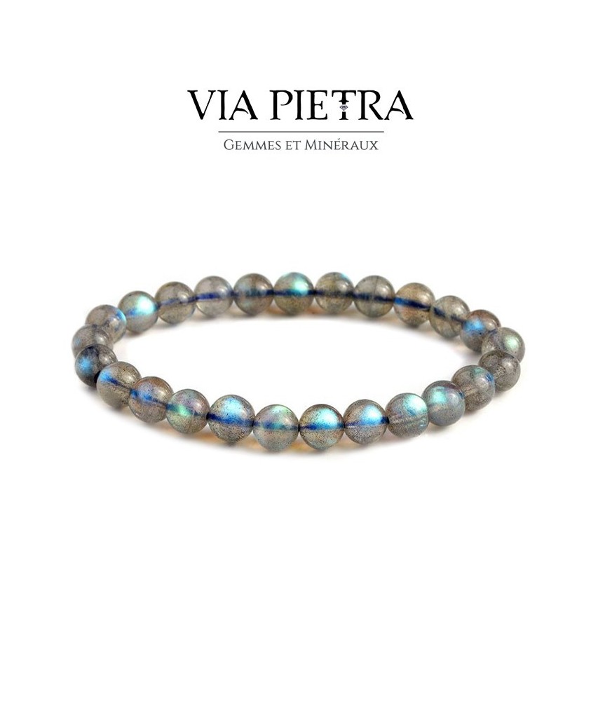 Bracelet Labradorite lithothérapie, propriété, vertu, litho, bien être, bienfait, soin par les pierres