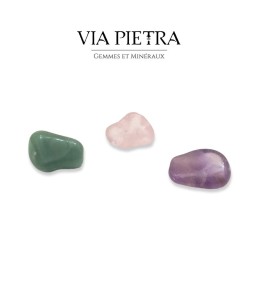 Pierre bien-^^etre, calme, sérénité, good vibes, aventurine, quartz rose, fluorite