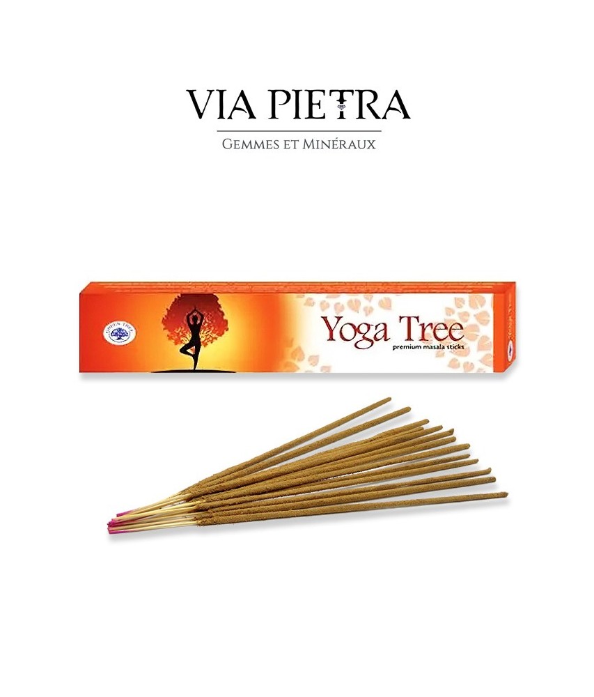 Encens Yoga tree green tree, encens Yoga green tree, encens en sticks, encens en bâtons