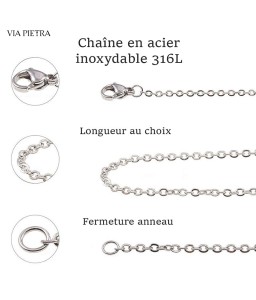 collier chaine acier inoxydable, chaine pas cher, collier chaine pas cher, chaine pendentif argent