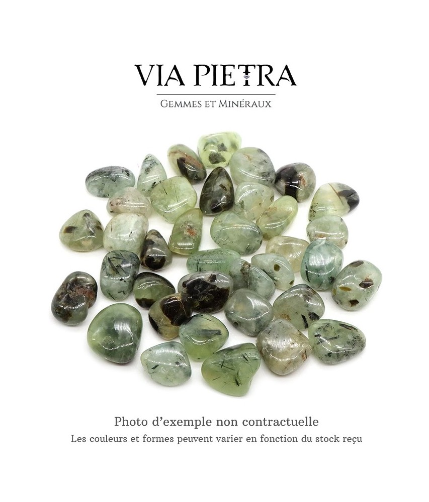 Pierre Prehnite vertu, Prehnite bienfaits lithothérapie, pierre naturelle Prehnite, pas cher Prehnite