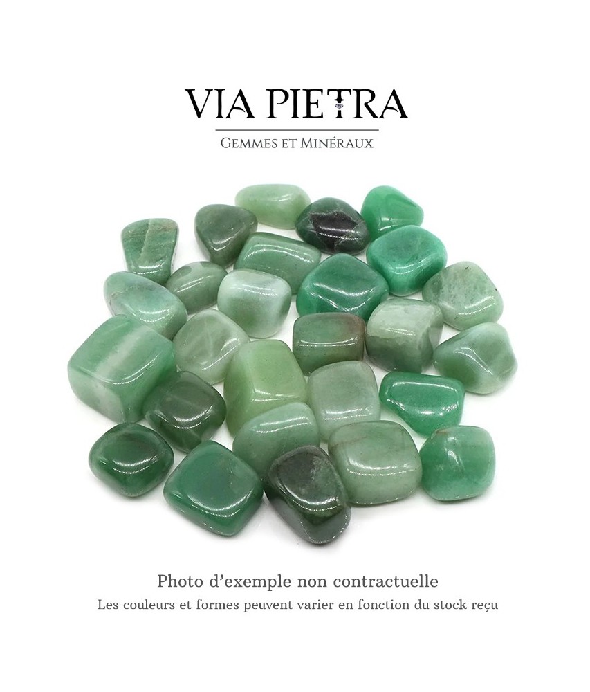 Pierre roulée aventurine Lithothérapie, chakra du coeur, vertu bienfait, Aventurine propriété bien-être